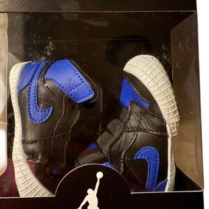 Kids Black and Blue Sneakers